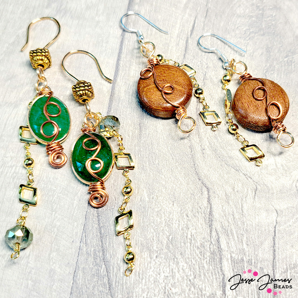 Bayou Inspired Wire-Wrapped Earrings with Jem Hawkes