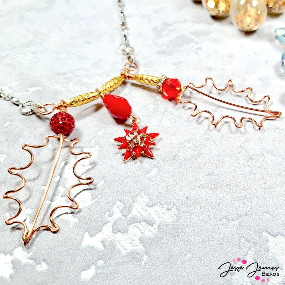 Create A Wire-Wrapped Holly Bar Necklace with Jem Hawkes