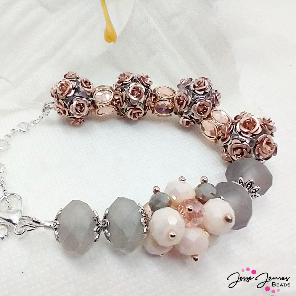 Pale Rosette Bracelet with Wendy Whitman