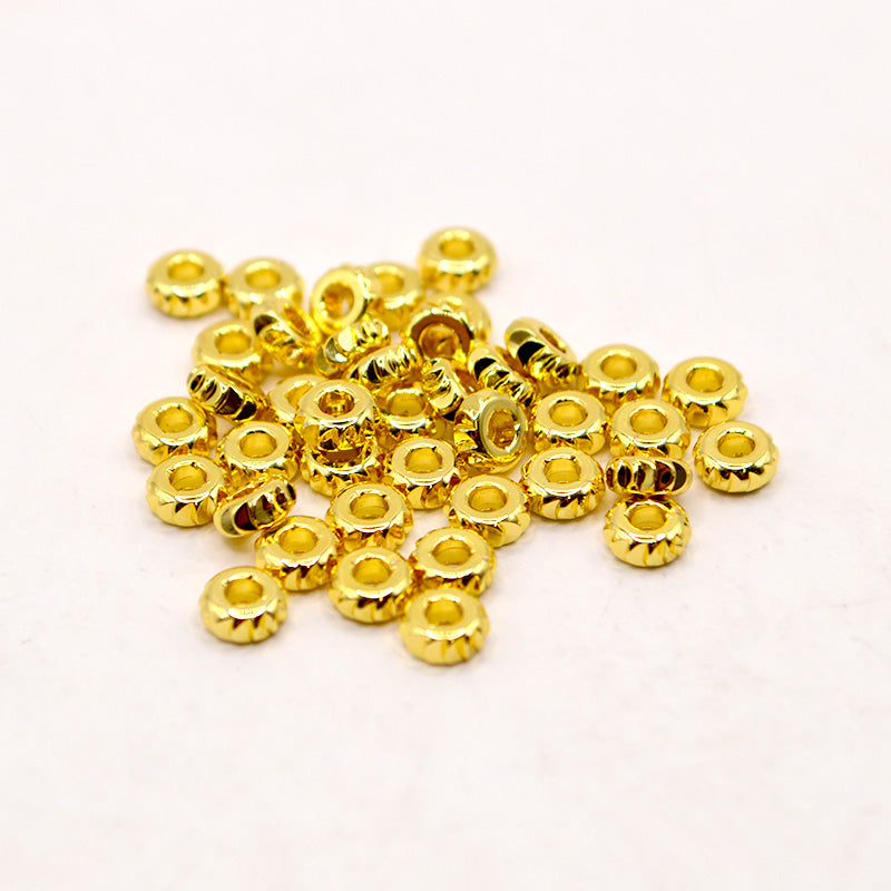 18K Gold Spacer Bead Set