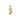 16K Gold Cubic Zirconia Daisy Charm