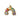 18K Gold Love & Luck Rainbow Charm