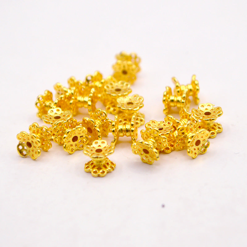18K Gold Spacer Bead Set
