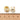 18K Gold Evil Eye Large Hole Bead