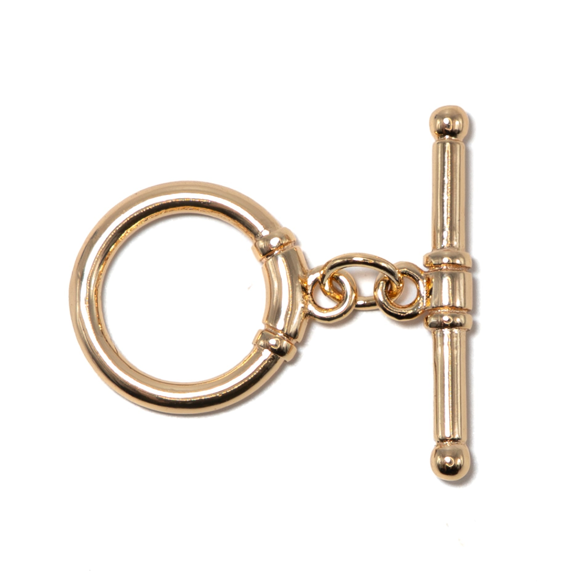 18K Gold Plated Basic Brass Toggle Clasp