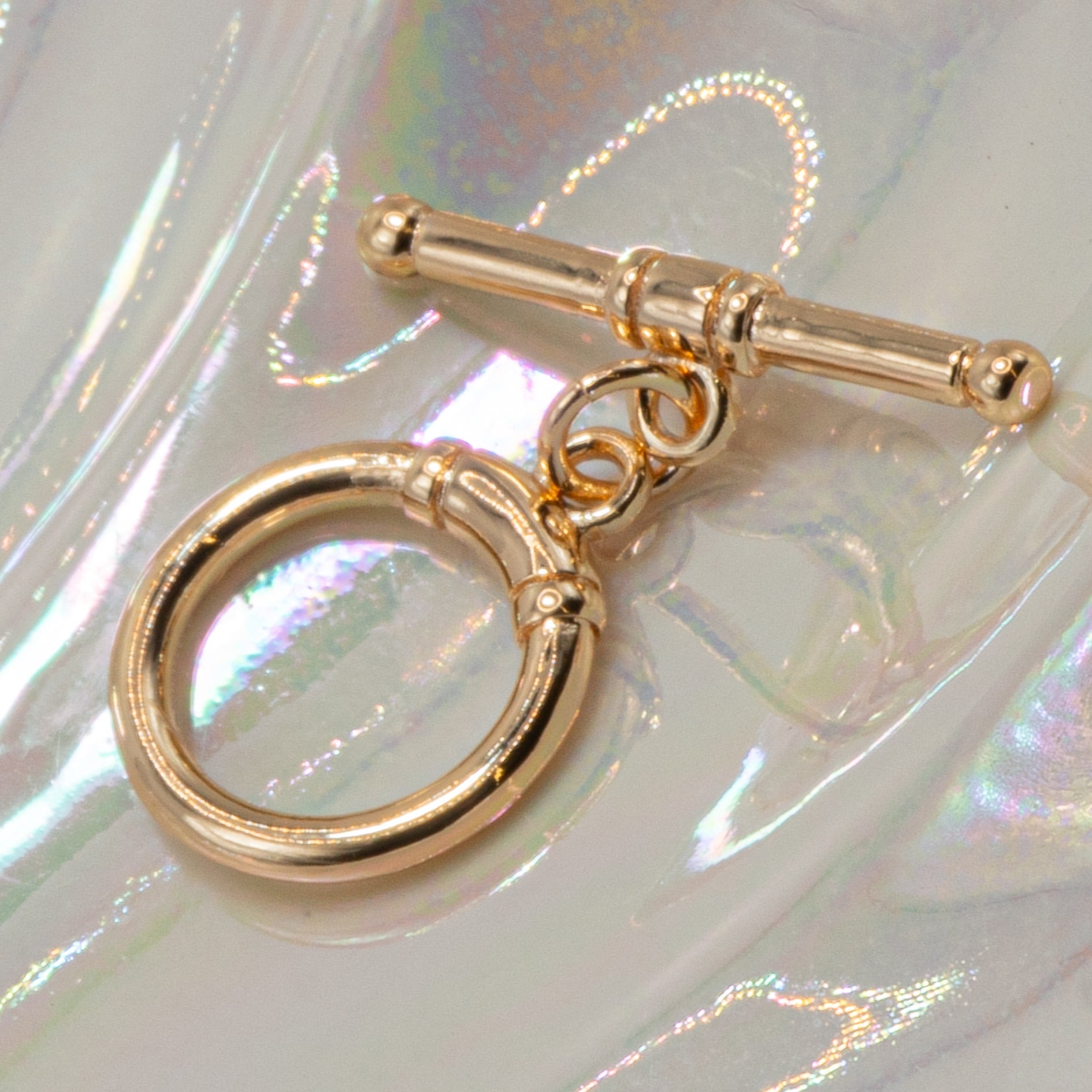 18K Gold Plated Basic Brass Toggle Clasp