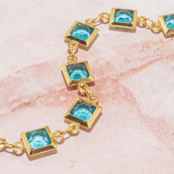 18K Gold Beaded Chain in Atlantic Adventure