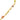 18K Gold Beaded Chain in Bye Bye Butterfly