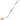 18K Gold Beaded Chain in Rock Candy