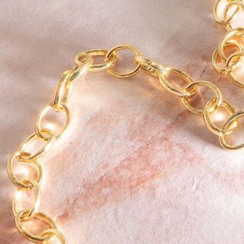 18K Gold Classic Cable Metal Chain