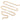 18K Gold Funky Ladder Metal Chain