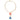 Independence Day Crystal Pendant Necklace