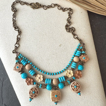 Beads & Blooms Of The Earth Necklace Class Kit