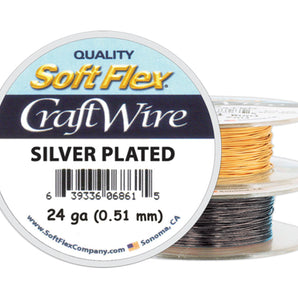 SoftFlex 24 Gauge Craft Wire in Silver