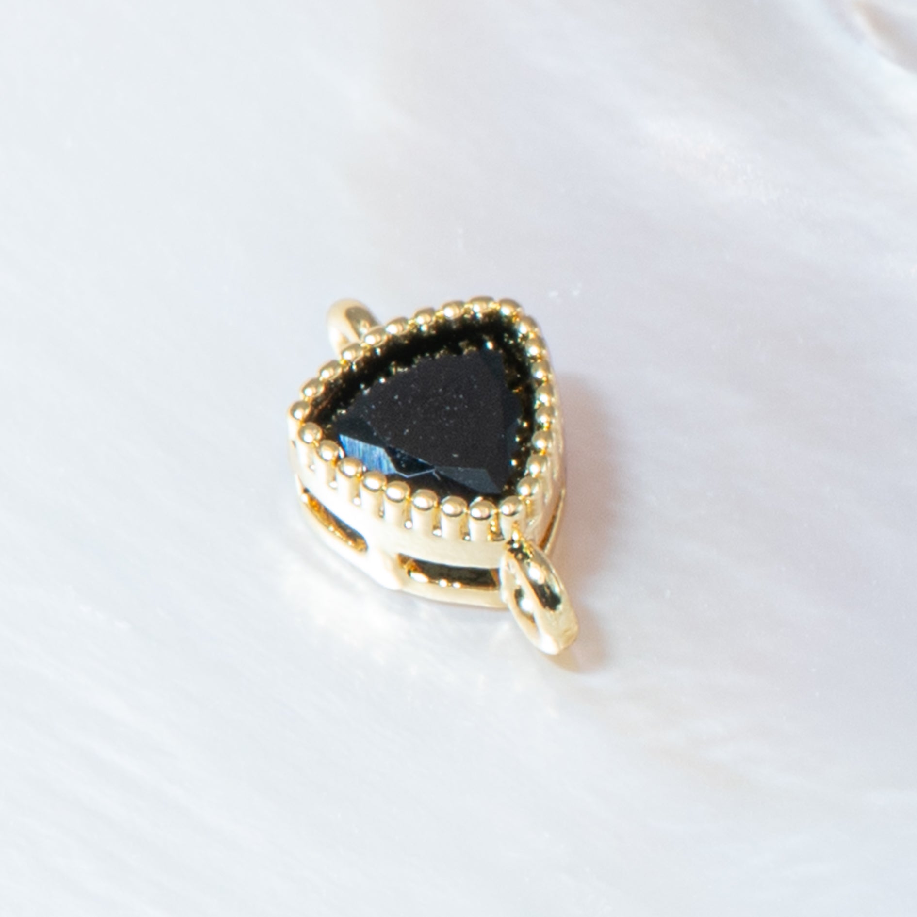 18K Gold Cubic Zirconia Mini Links