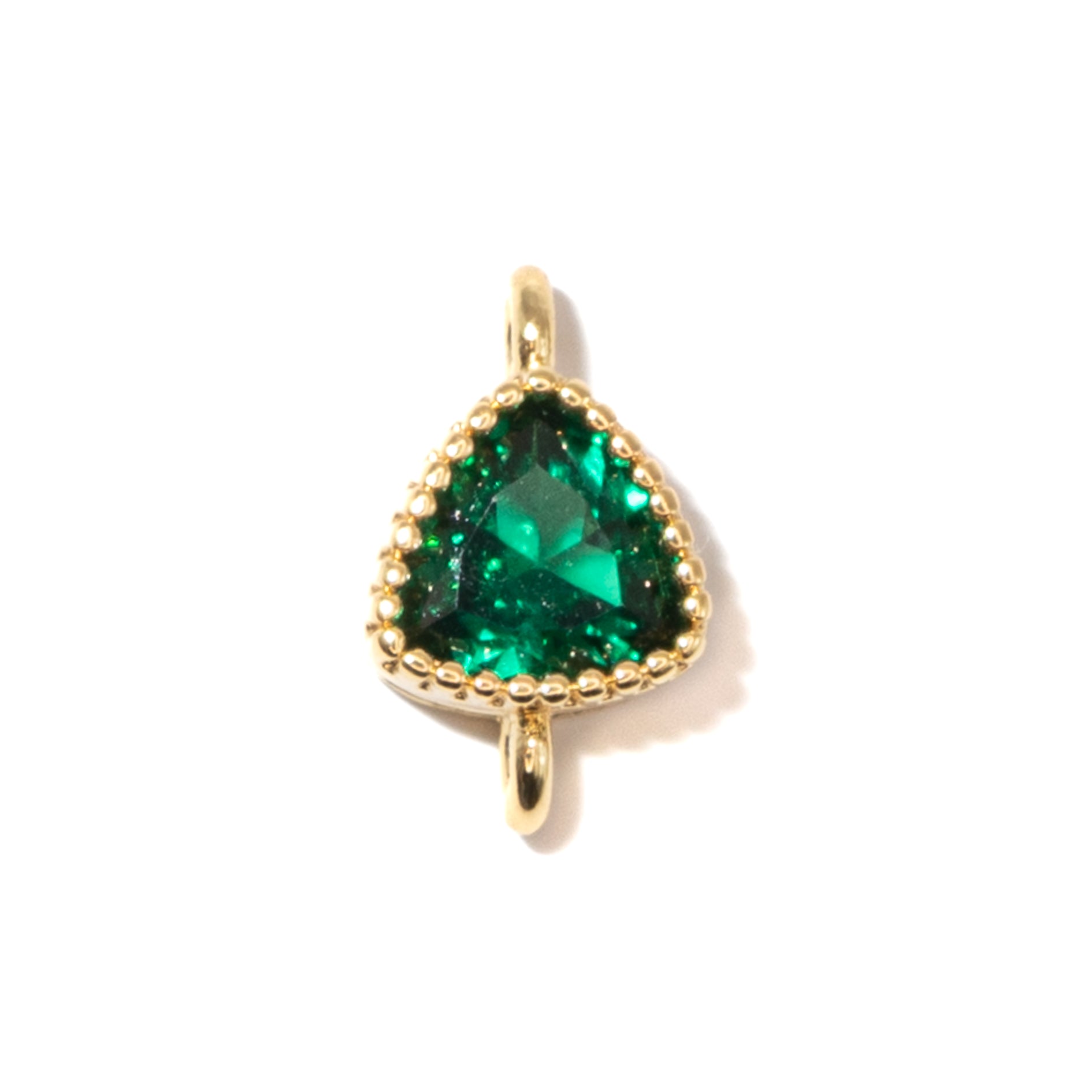18K Gold Cubic Zirconia Mini Links