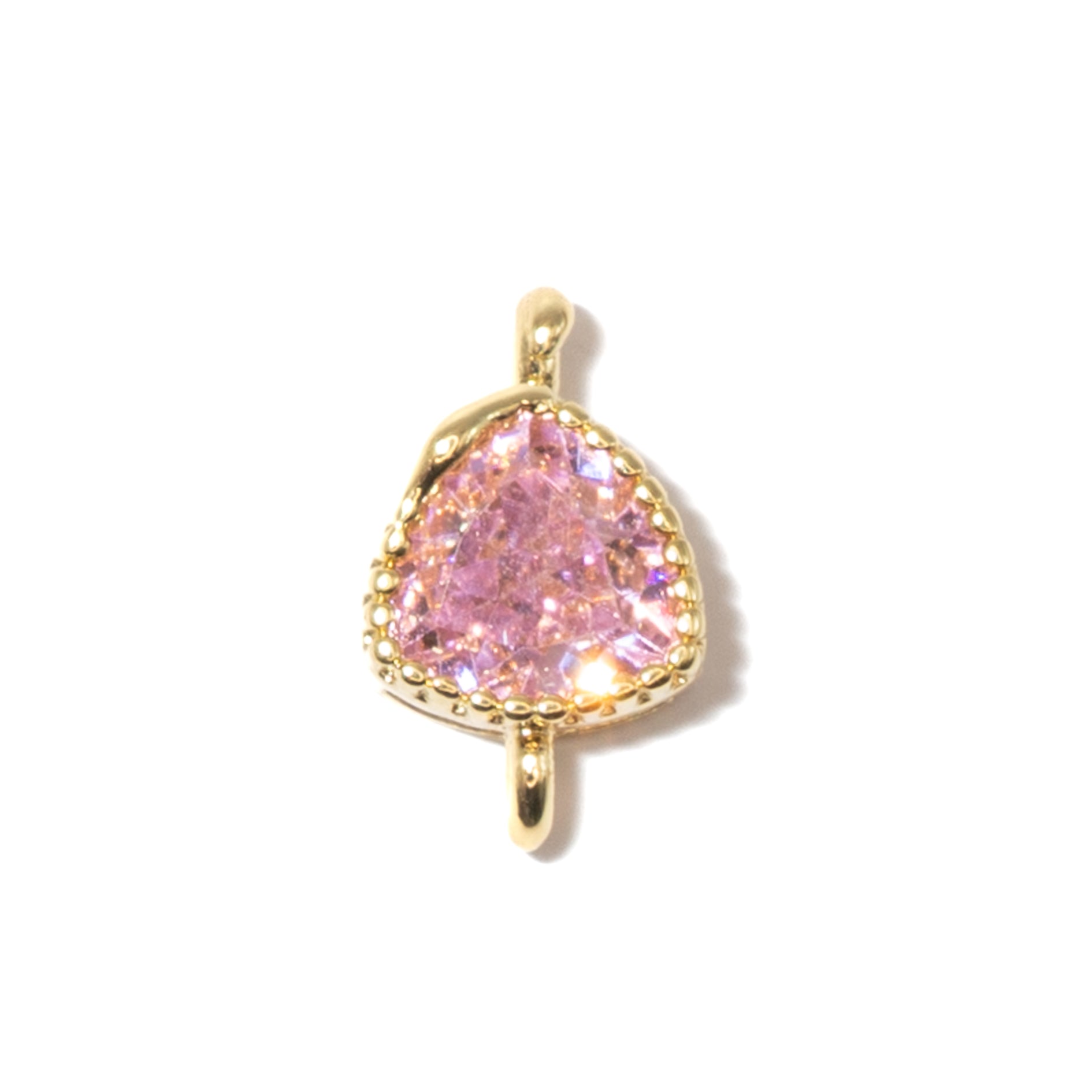 18K Gold Cubic Zirconia Mini Links