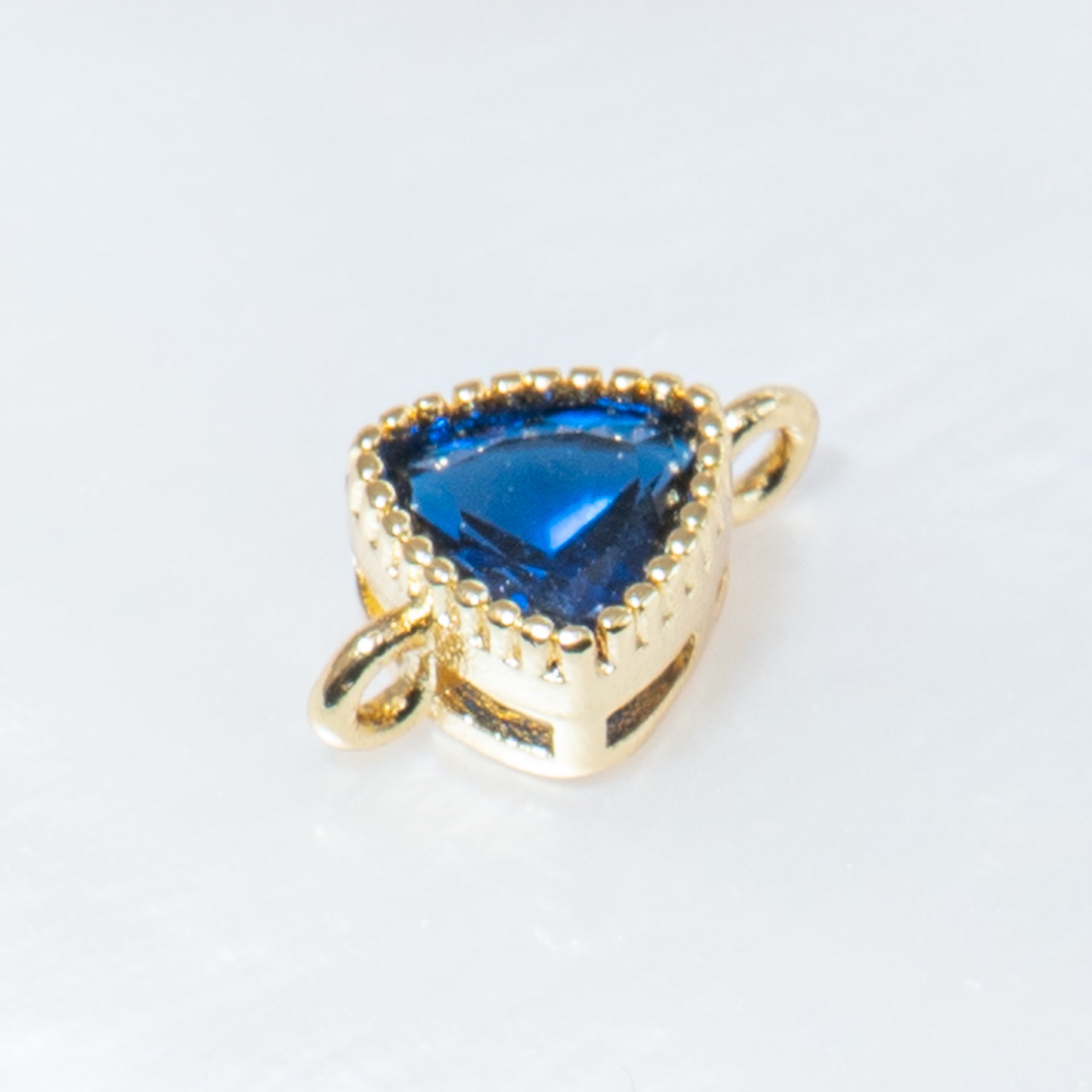 18K Gold Cubic Zirconia Mini Links