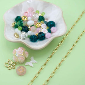 Bead Mix & Chain Bundle in Spring Sanctuary