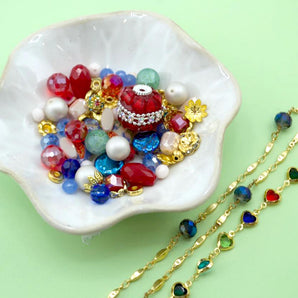 Bead Mix & Chain Bundle in Magic Mushroom