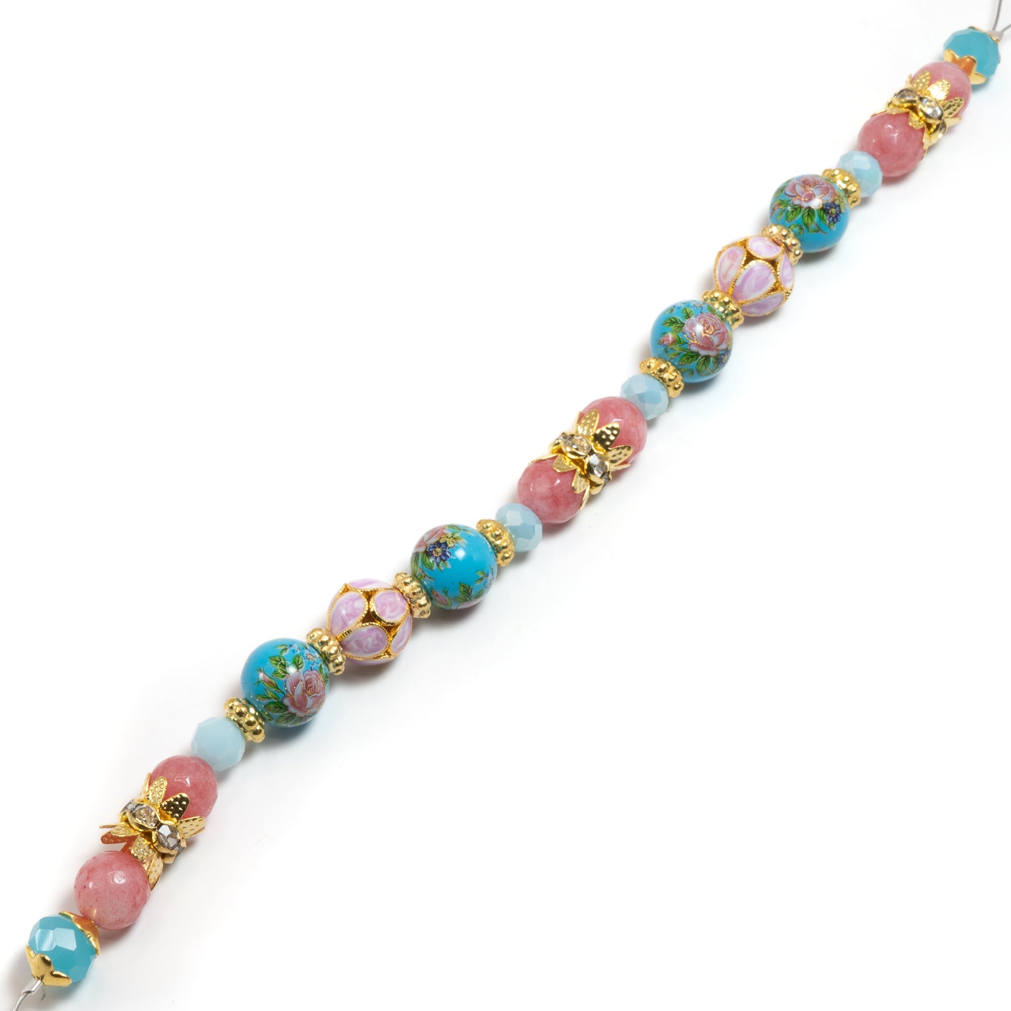 Bead Strand in Roses By The River