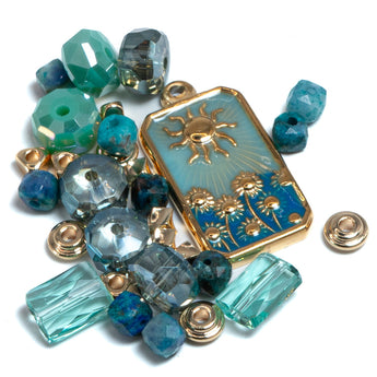 Bite Size Bead Mix in Sunny Skies