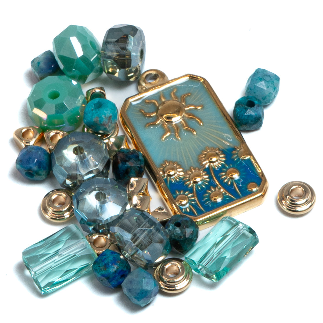 Bite Size Bead Mix in Sunny Skies