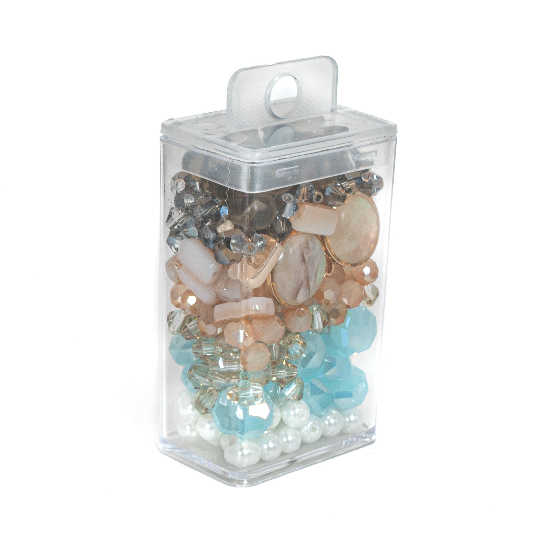 Bead Mix in Baby Blues