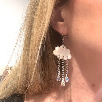 Beads & Blooms Rain On Me Polymer Clay Earrings Class Kit