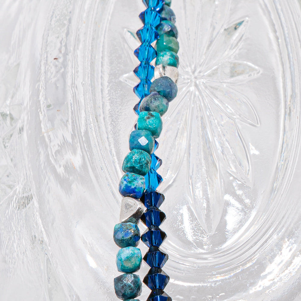 Preciosa Bead Strand Duo in Deep Blue Oasis