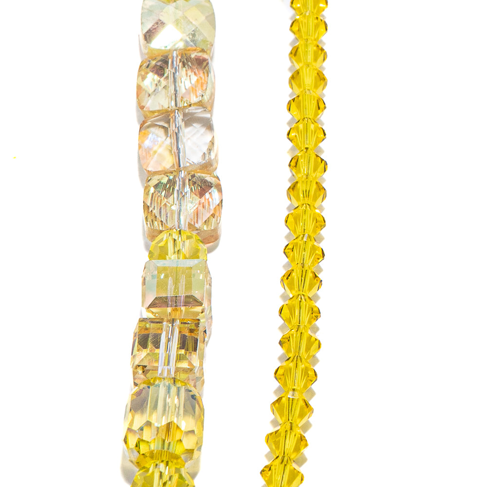 Preciosa Bead Strand Duo in Citrine Sunrise