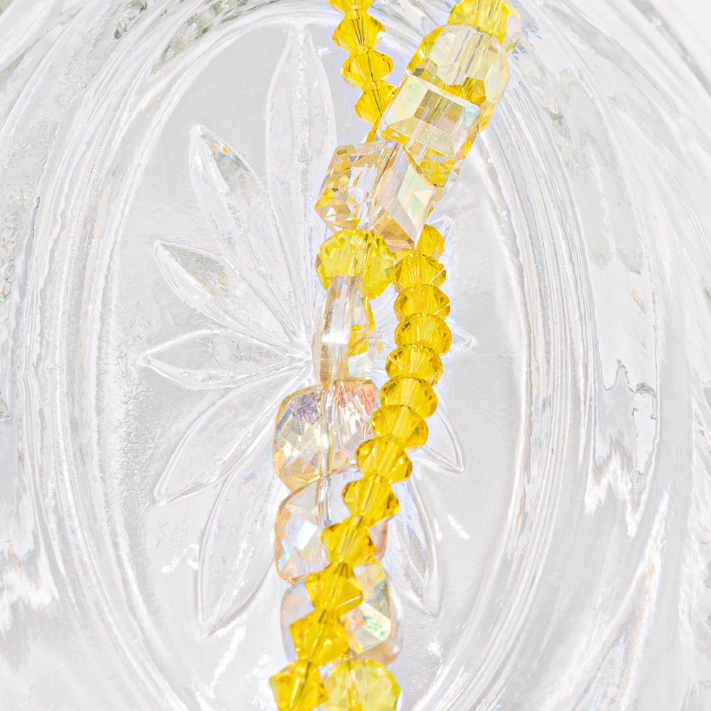 Preciosa Bead Strand Duo in Citrine Sunrise