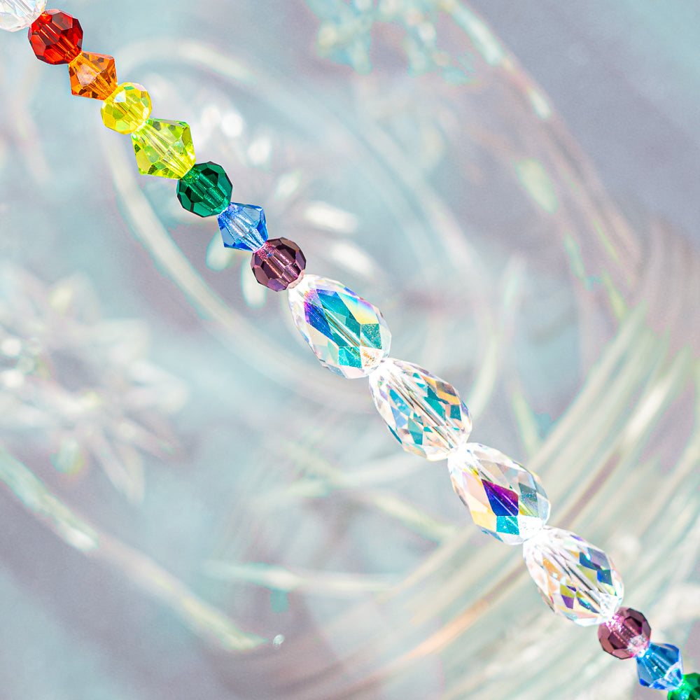 Preciosa Bead Strand in Radiant Rainbow