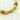 Lampwork Apple Bead Strand in Golden Delicious