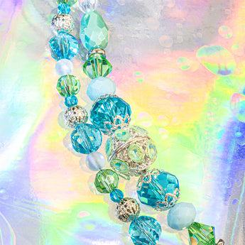 Boho Bead Strand Duo in Aqua Oasis