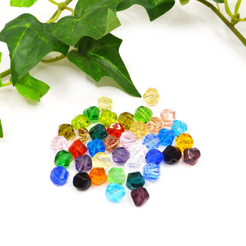 Imitation Austrian Glass Bead Set in Pieces of a Rainbow