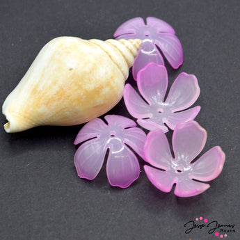 Bead Set in Crown Jelly Bead Caps