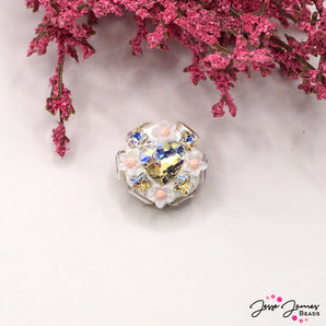Be Mine Boho Heart Focal Bead in Forever Yours