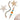 Bead Strand Duo in Crab Shack