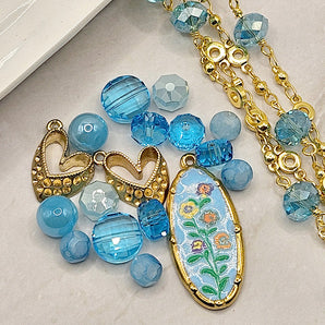 Bead & Chain Bundle in Undersea Garden Blooms