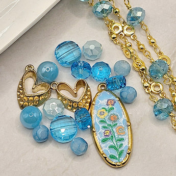 Bead & Chain Bundle in Undersea Garden Blooms