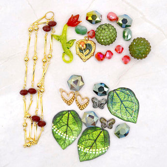 Beads & Chain Bundle in Winter Garden