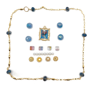 Beads & Chain Duo in Fathems Below
