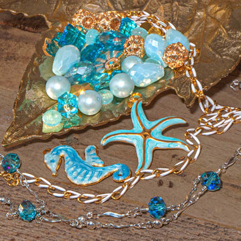 Bead Mix & Chain Bundle In Underwater Wonderland
