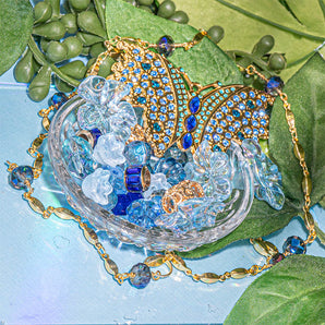 Bead Mix & Chain Bundle in Sky Monarch