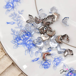 Glass Bead Set in Ocean Echo