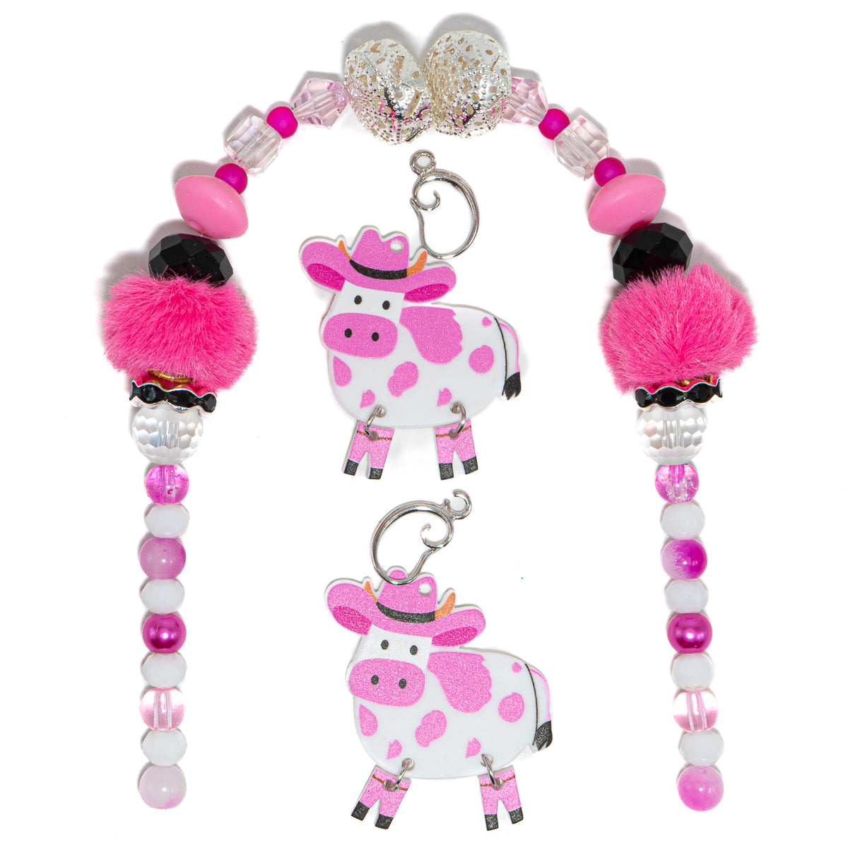 Mini Bead Mix in Pink Cowgirl Club