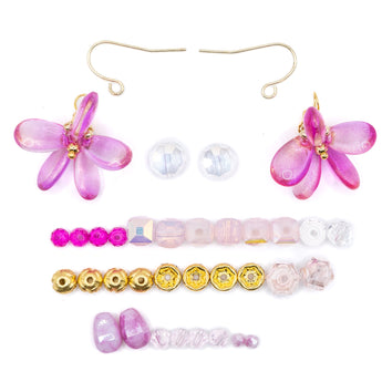 Bead Mix in Pink Peony Club Earrings