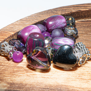 Bead Mix in Purple Passion