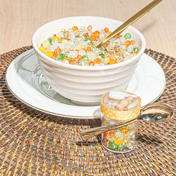 Bead Soup Glass Mix in Chicken Noodle